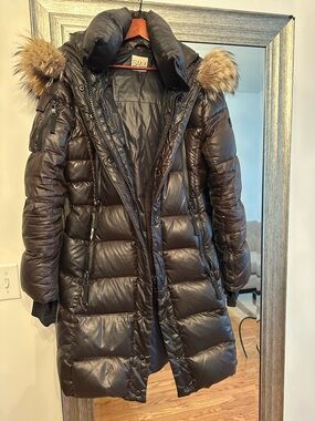 SAM brand. Women's Knee Length Puffer Coat